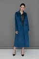 Удлинненое пальто AS071/ярко-синий